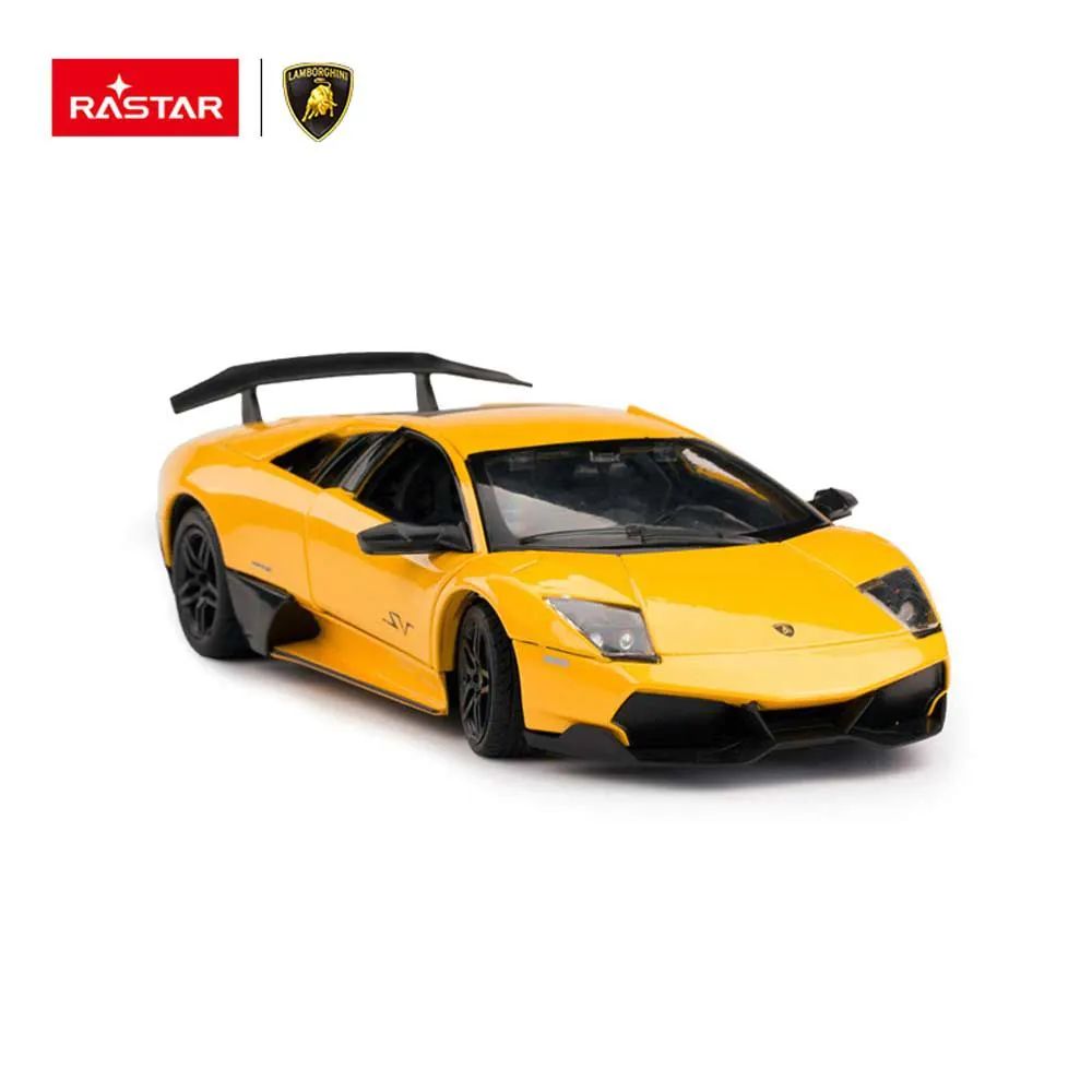 Masinuta metalica cu usi ce se deschid Rastar Murcielago LP670-4 1:24 - poza 5