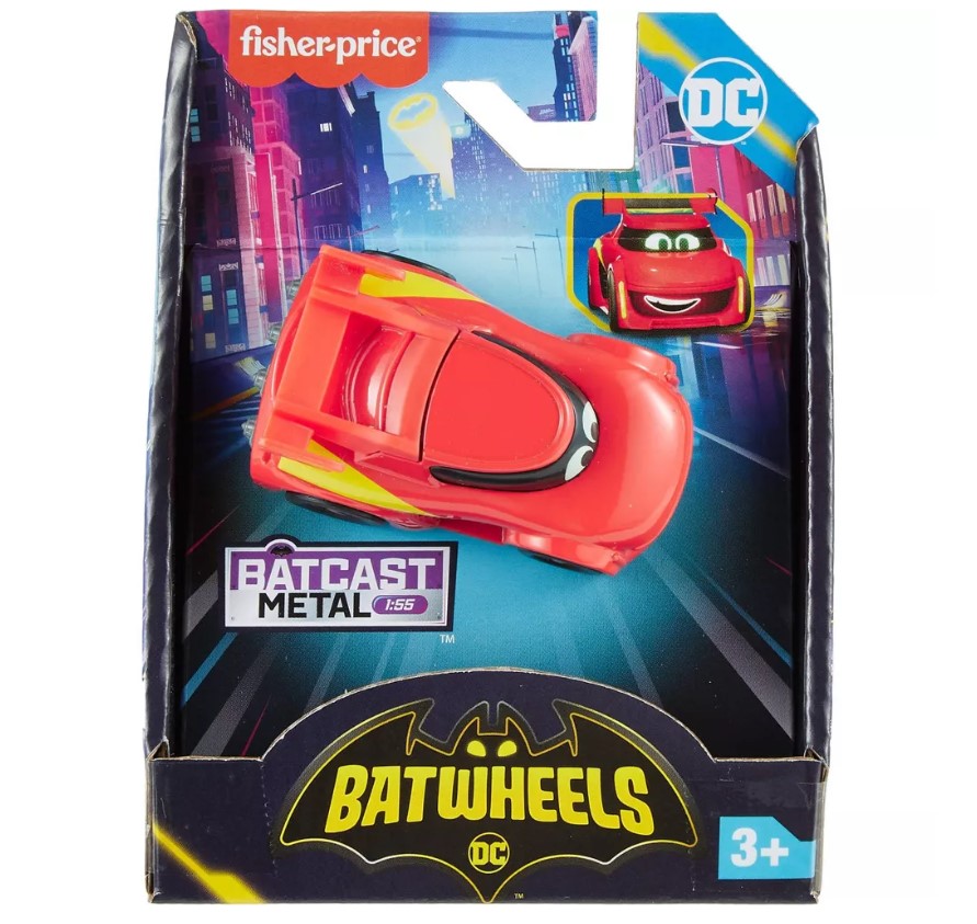 Masinuta metalica Fisher Price Batwheels 1:55 - poza 4