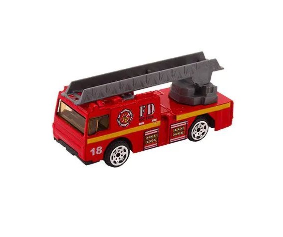 Masinuta metalica John Toys 1:64 Vehicul Pompieri diverse modele - poza 4