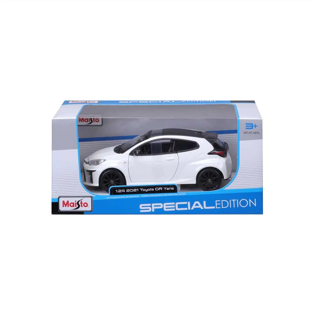Masinuta metalica Maisto Special Edition Toyota GR Yaris Alb 1:24 - poza 2