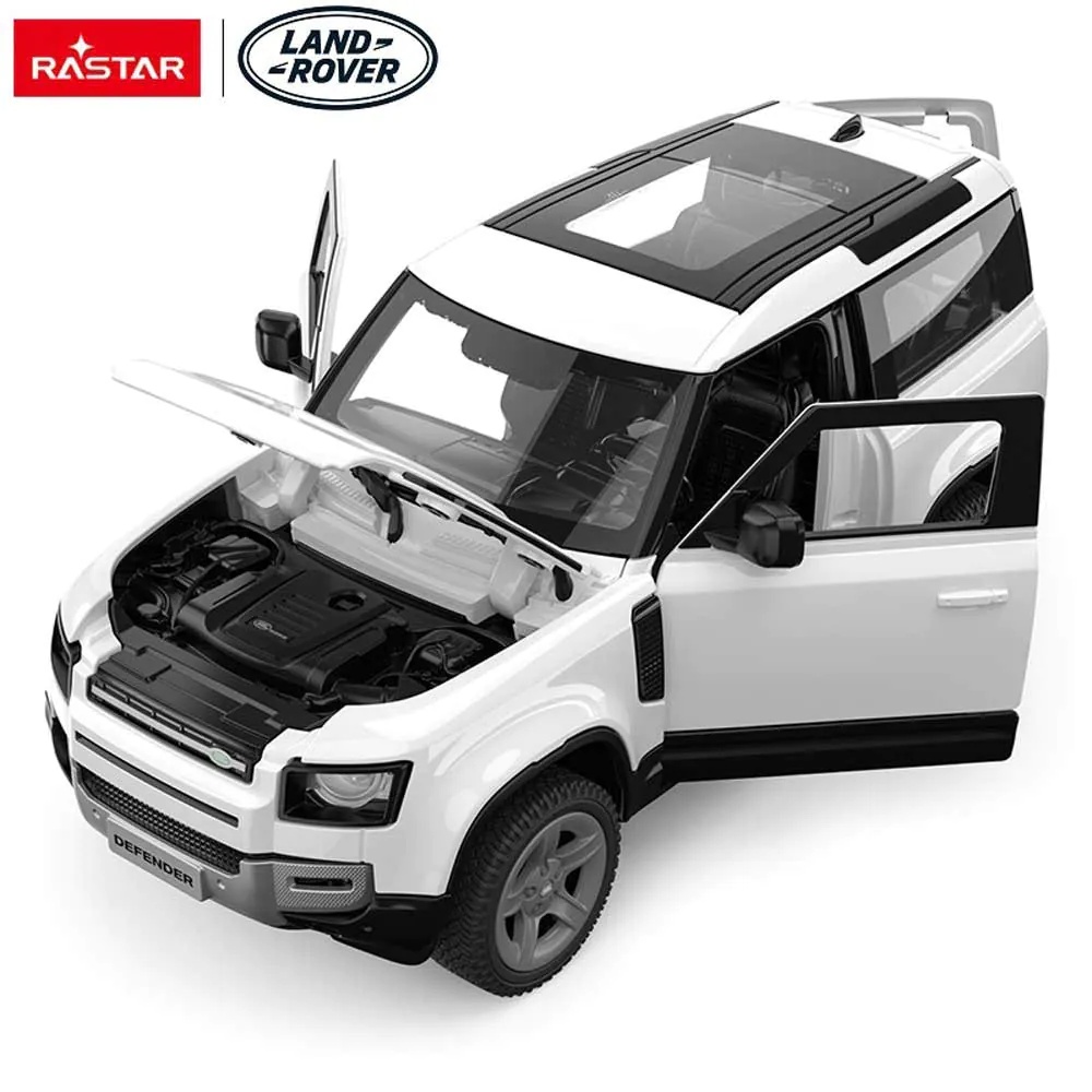 Masinuta Metalica Rastar Land Rover Defender 90 Scara 1:24 Diverse Modele - poza 1