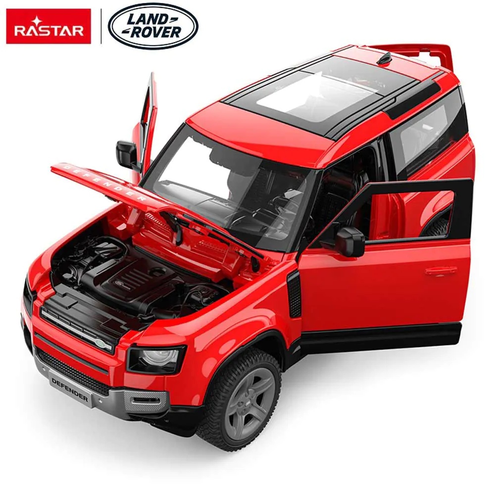 Masinuta Metalica Rastar Land Rover Defender 90 Scara 1:24 Diverse Modele - poza 2