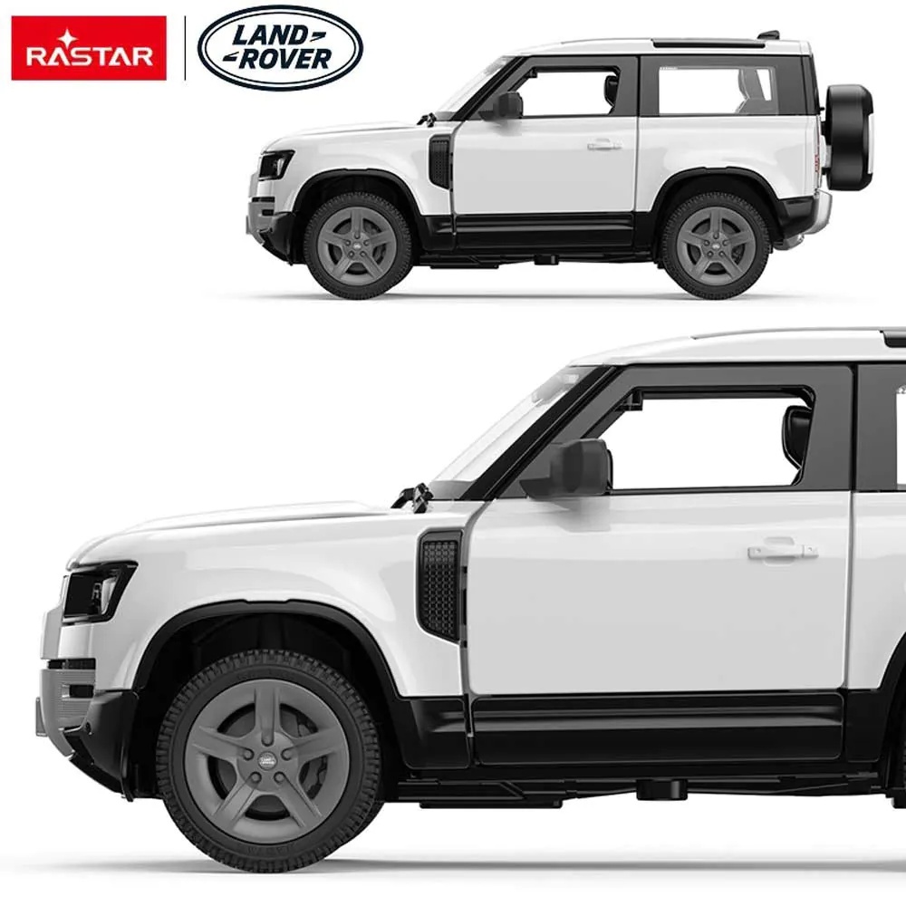 Masinuta Metalica Rastar Land Rover Defender 90 Scara 1:24 Diverse Modele - poza 5