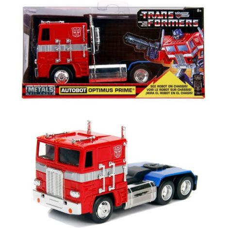 Masinuta Metalica Transformers G1 Optimus Prime Scara 1 La 32 - poza 1