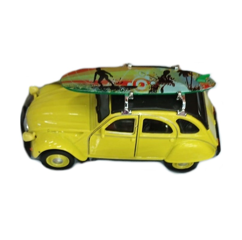 Masinuta metalica Welly Citroen cu placa de surf - poza 1
