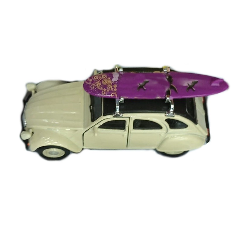 Masinuta metalica Welly Citroen cu placa de surf - poza 3