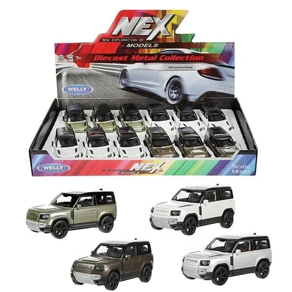 Masinuta metalica Welly Land Rover Defender - poza 2