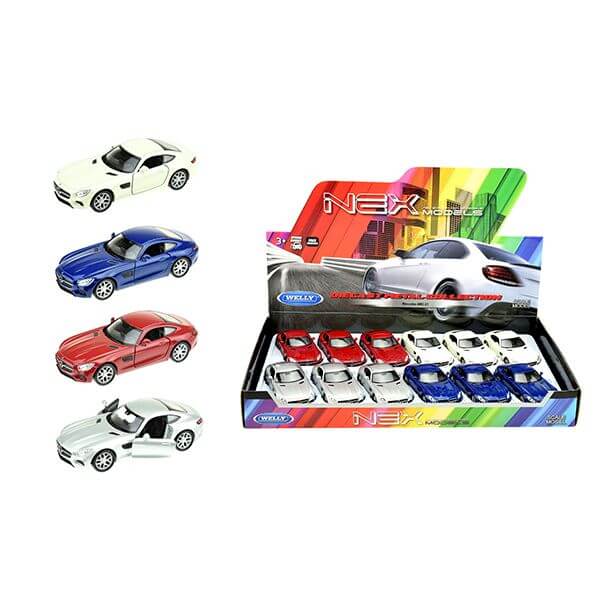 Masinuta metalica Welly Mercedes AMG 11 cm - poza 2