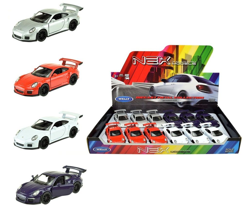 Masinuta metalica Welly Porsche GT3 11 cm - poza 2