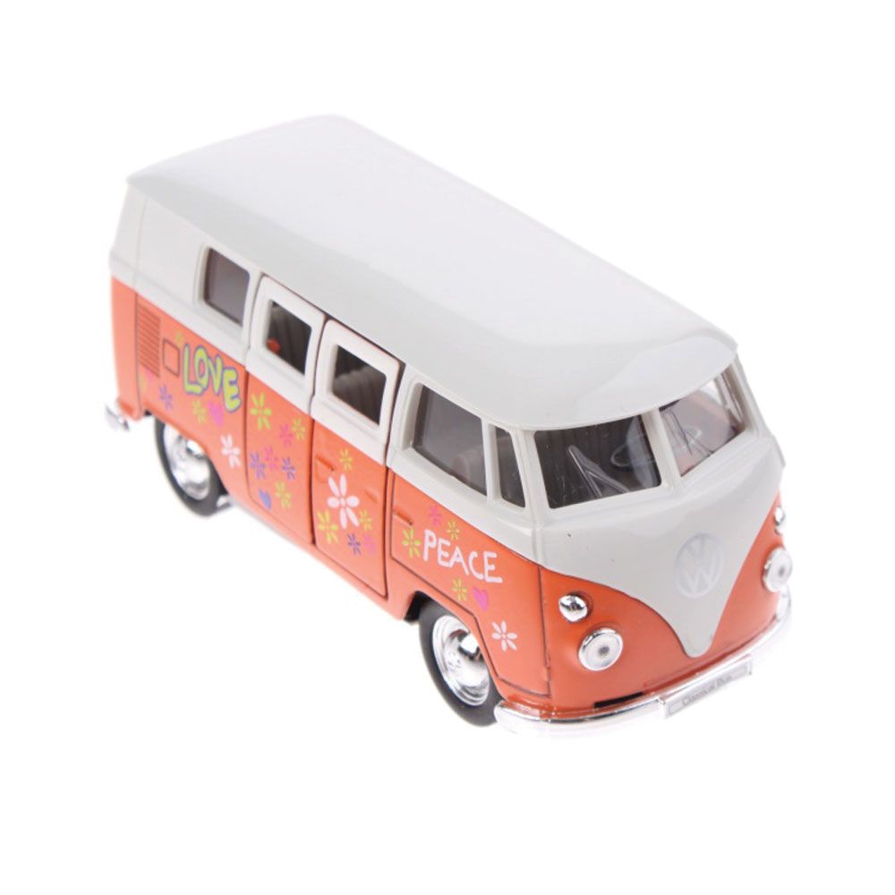 Masinuta metalica Welly Retro Bus - poza 2