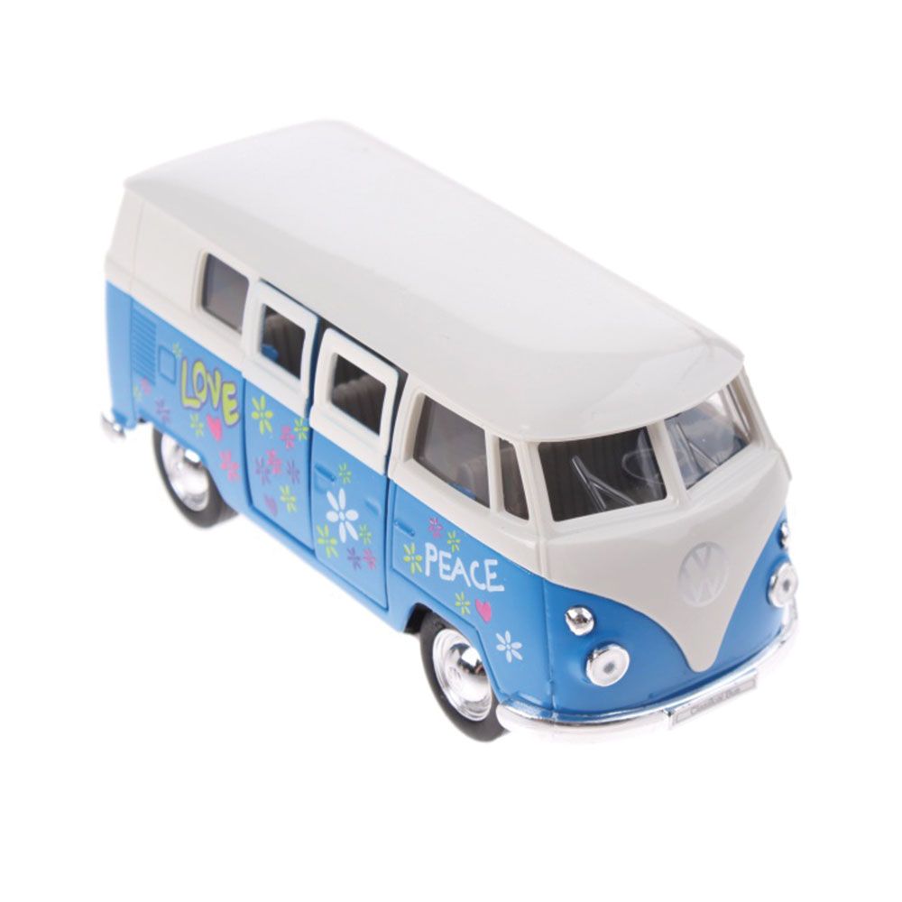 Masinuta metalica Welly Retro Bus - poza 3