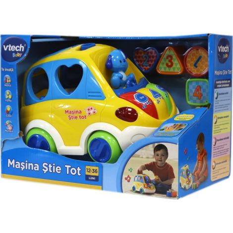 Masinuta muzicala Stie Tot (in limba romana) - Vtech - poza 3
