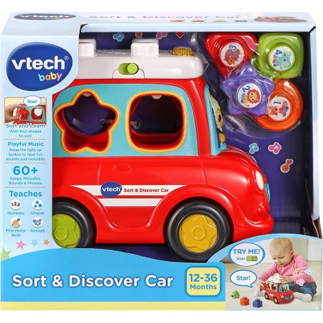 Masinuta sortator de forme, pentru bebelusi 12-36 luni, Vtech 537412 - poza 1