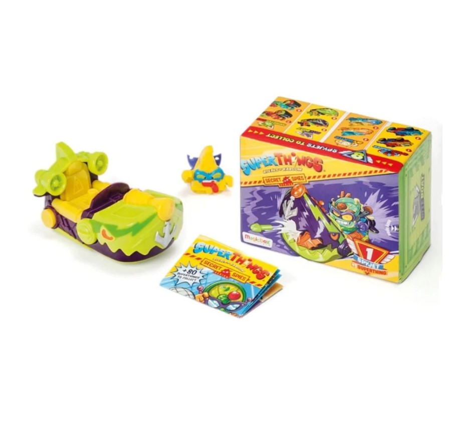 Masinuta surpriza Superthings Secret Spies Spy Jet - poza 1