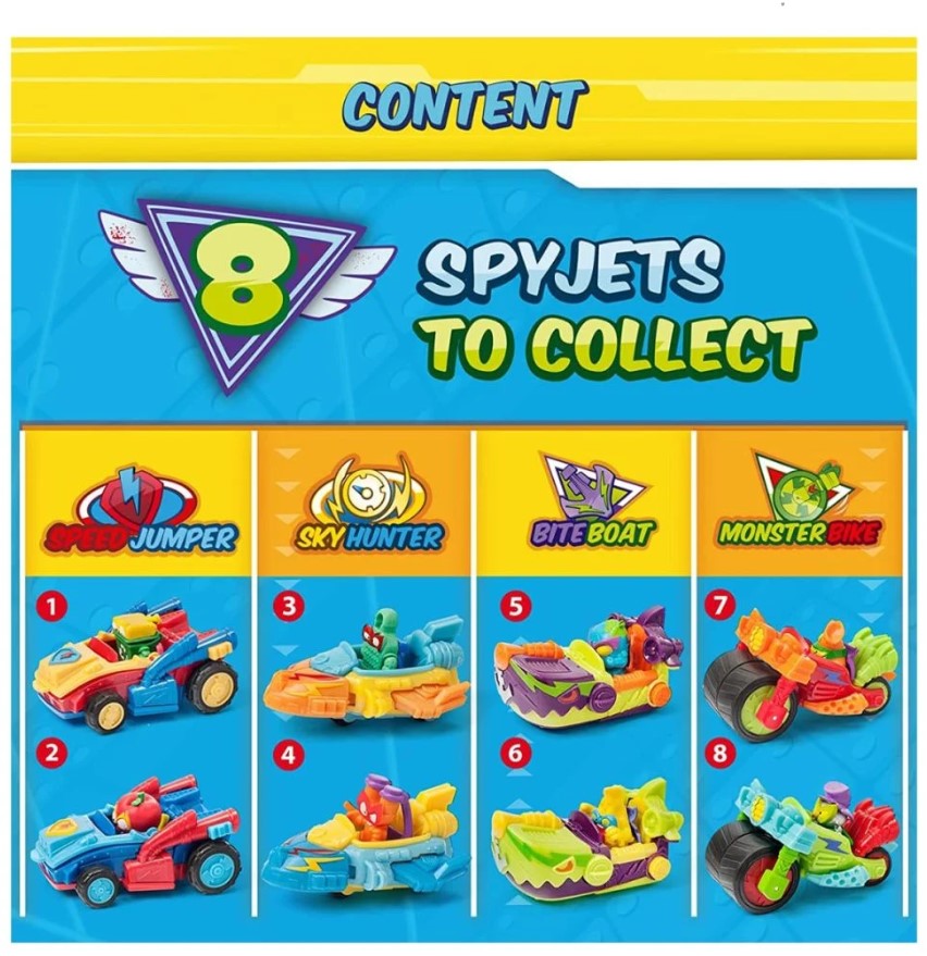 Masinuta surpriza Superthings Secret Spies Spy Jet - poza 2