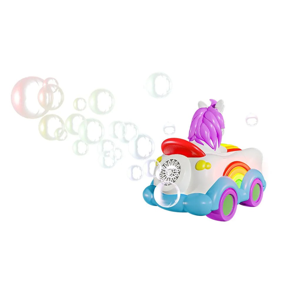Masinuta unicorn cu telecomanda si bule Syma - poza 2