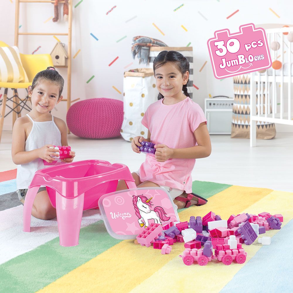 Masuta cu 30 cuburi de constructie Dolu Unicorn - poza 3