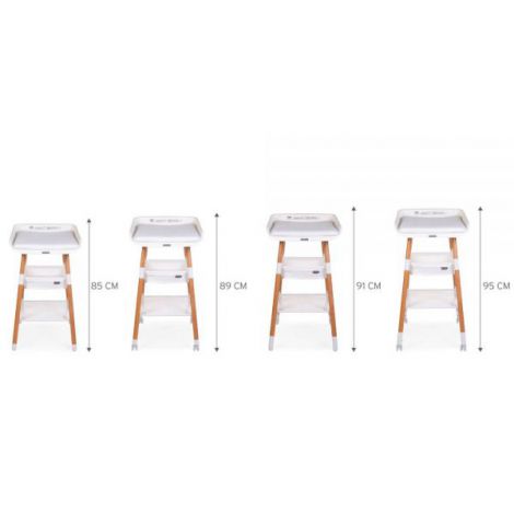 Masuta de infasat Childhome Evolux Natural Alb - poza 3