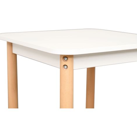 Masuta patrata 60x60 cm, inaltime ajustabila 40-58 cm, recoamnda pentru gradinite si locuri de joaca - poza 2