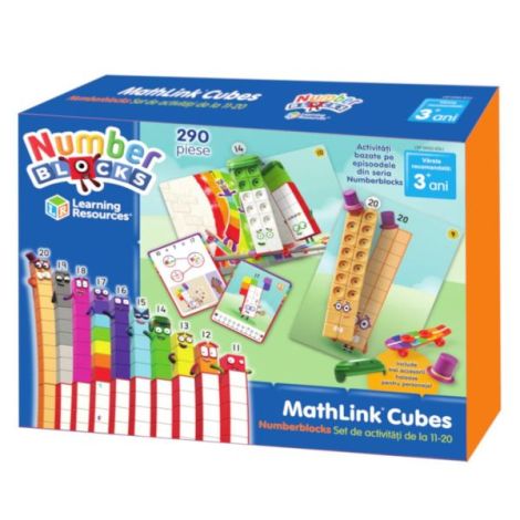 Mathlinkcubes numberblocks in romana - set de activitati de la 11 - 20 - poza 1