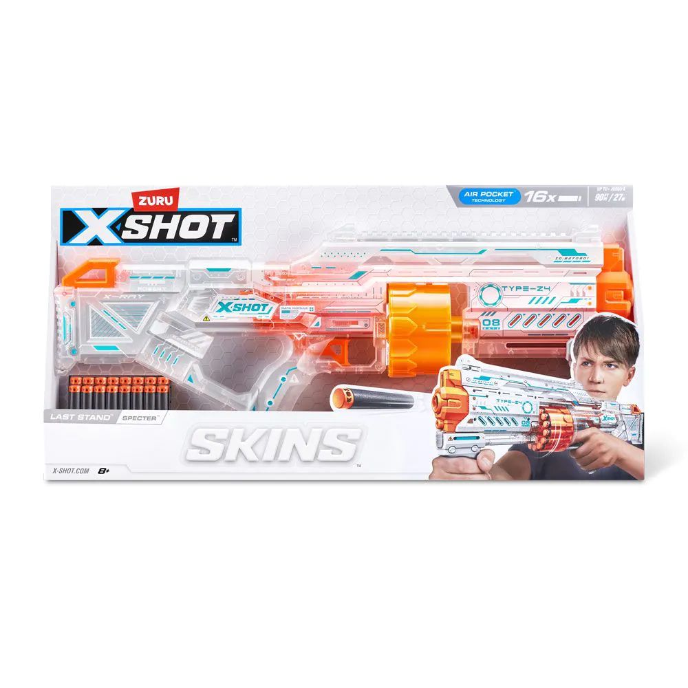 Mega Blaster X-Shot Skins Last Stand cu 16 proiectile moi - poza 3