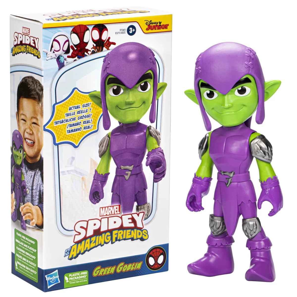 Mega figurina Hasbro Spidey Amazing Friends 22.5 cm - poza 3