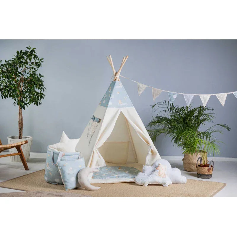 MEGA Set Cort teepee pentru copii, 110 cm x 110 cm - Mouselots, 10 elemente - Default Title