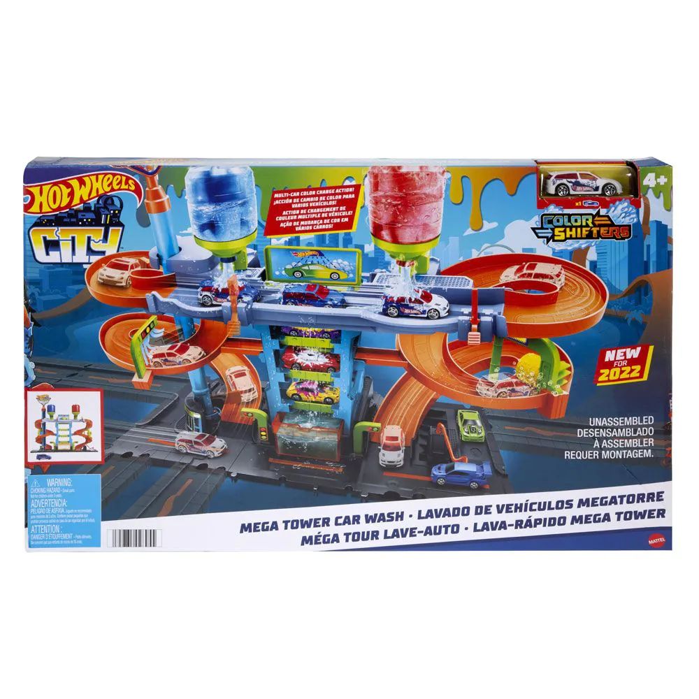 Mega Spalatorie Auto Hot Wheels Color Shifters - poza 2