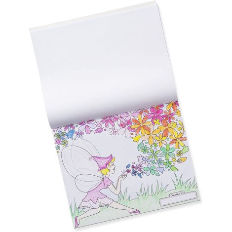 Melissa&Doug - Caiet jumbo cu desene pentru colorat - Printese si zane - poza 3