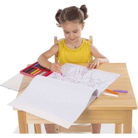 Melissa&Doug - Caiet jumbo cu desene pentru colorat - Printese si zane - poza 4