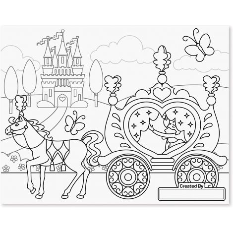 Melissa&Doug - Caiet jumbo cu desene pentru colorat - Printese si zane - poza 5