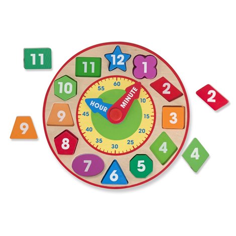 Melissa & Doug Ceas sortator de forme - poza 2