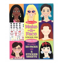 Melissa & Doug - Colectia de abtibilduri - Formeaza Fete