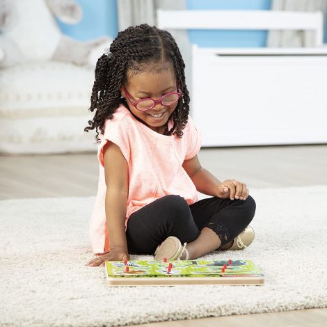Melissa & Doug - Puzzle de lemn cu sunete Animale de la Zoo - poza 5