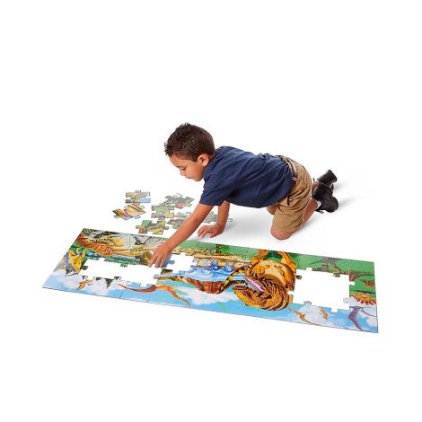 Melissa&Doug - Puzzle de podea Taramul Dinozaurilor 48 pcs - poza 3