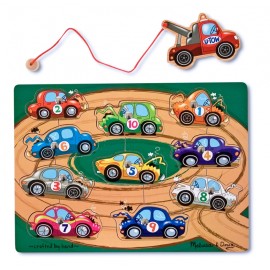 Melissa & Doug - Puzzle lemn magnetic Remorcherul - poza 1