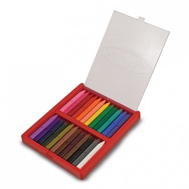 Melissa & Doug - Set 24 creioane colorate triunghiulare - poza 1