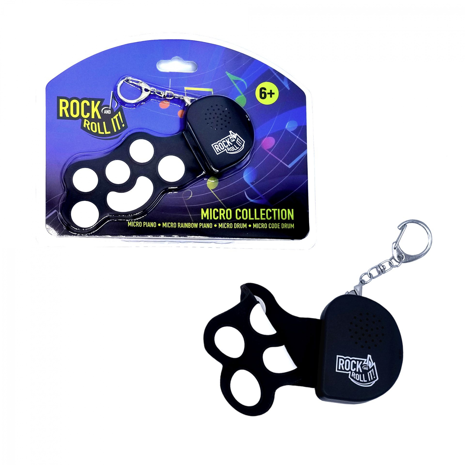 Micro tobe pentru copii Rock and Roll it! cu breloc