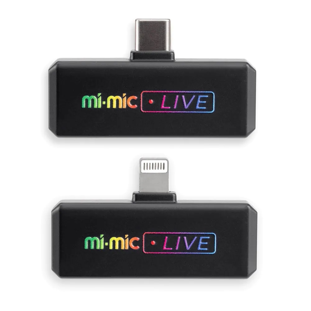 Microfon wireless cu lampa LED WB Mi-Mic - poza 3