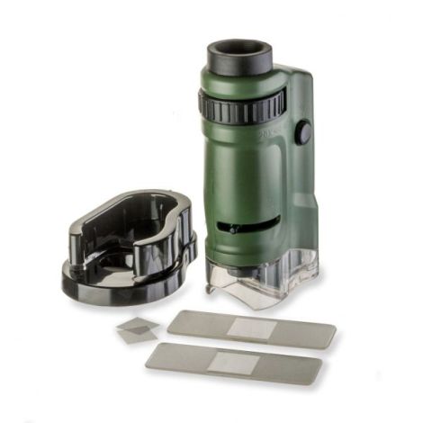 Microscop de buzunar cu LED, marire 20x-40x, MicroBrite - poza 2