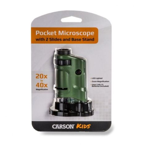 Microscop de buzunar cu LED, marire 20x-40x, MicroBrite - poza 5