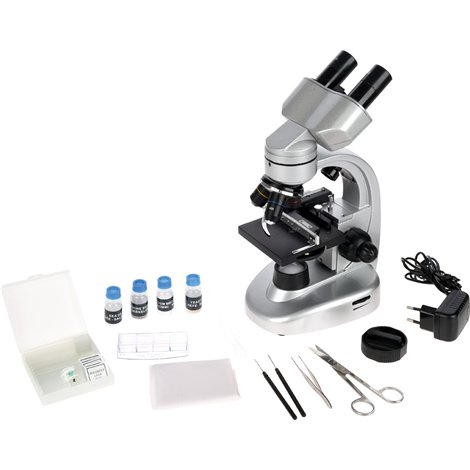 Microscop optic pentru laboratorul de biologie, uz didactic - poza 1