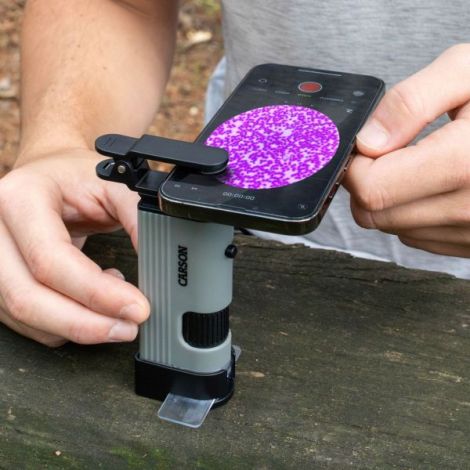 Microscop portabil, cu adaptor pentru smartphone, marire 120 -240x, MicroPic - poza 5