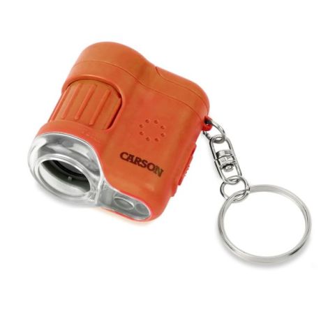 Microscop portabil cu breloc, marire 20x, MicroMini, Orange - poza 2