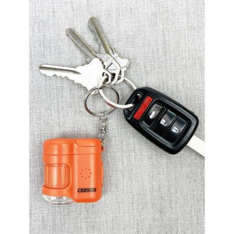 Microscop portabil cu breloc, marire 20x, MicroMini, Orange - poza 3