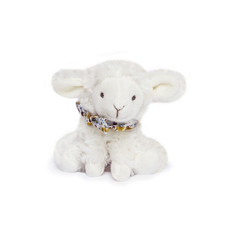 Mielusel Doudou - jucarie de plus, 12 cm, cu esarfa - poza 1