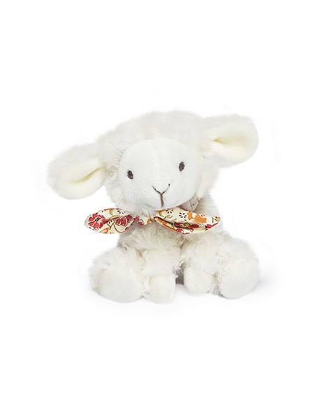 Mielusel Doudou - jucarie de plus, 12 cm, cu esarfa model 1