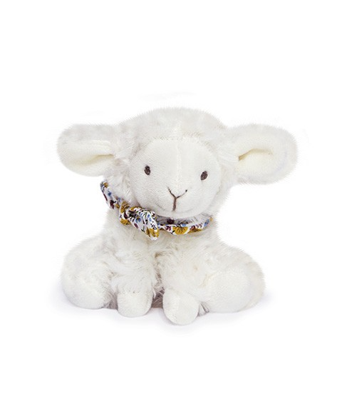 Mielusel Doudou - jucarie de plus, 12 cm, cu esarfa model 3