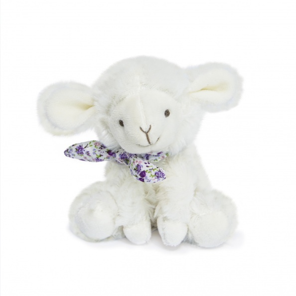 Mielusel Doudou - jucarie de plus, 12 cm, cu esarfa model 6