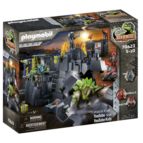 Mina de cristal cu dinozaur 70623 Playmobil - poza 1